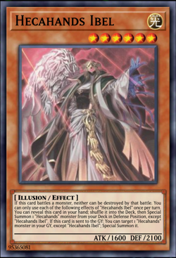 Yugioh! Hecahands Ibtel Phantom Revenge PHRE-EN001 - Image 1