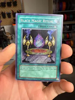 Yu-Gi-Oh! Black Magic Ritual #PP01-EN002 Light Play Secret - Image 1