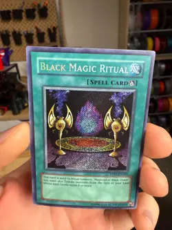 Yu-Gi-Oh! Black Magic Ritual #PP01-EN002 Light Play Secret - Image 3