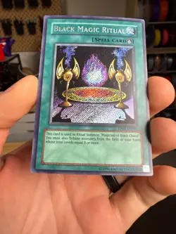 Yu-Gi-Oh! Black Magic Ritual #PP01-EN002 Light Play Secret - Image 4