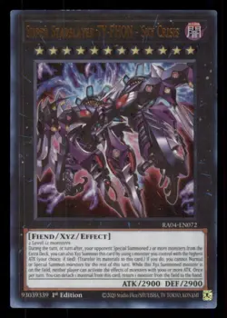 Yugioh Super Starslayer TY-PHON #RA04-EN072 Ultra Rare NM - Image 1