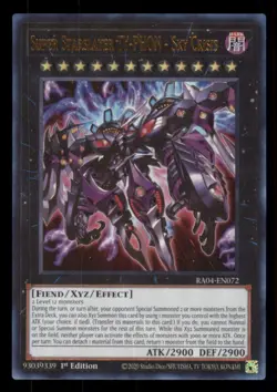 Yugioh Super Starslayer TY-PHON #RA04-EN072 Ultra Rare NM - Image 1