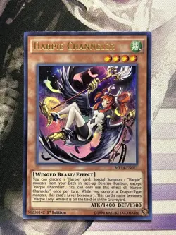 Yu-GI-Oh! Harpie Channeler MP14-EN021 Ultra Rare 1st Edition Near Mint - Image 1