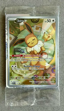 Sealed Pokemon Eevee 173 Prismatic Evolutions SV Scarlet Violet Promo Rare Card - Image 1