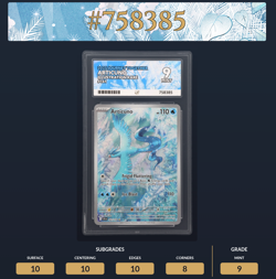 Pokemon TCG Articuno Card Journey Together 161/159 - Ace 9 Mint - Image 3