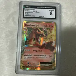 Pokemon TCG Charizard-EX Evolutions Holo Rare Card 12/108 NM/Mint Condition - Image 1