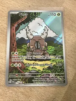 Pokemon TCG Pinsir Illustration Rare Card 168/167 Twilight Masquerade - Image 1