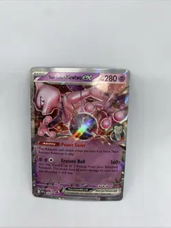 Team Rocket's Mewtwo ex 205 Sv: Scarlet & Violet Promo Cards Holo - Image 1