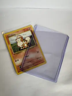Growlith 28/102 Base Set Basic Pokemon Card TCG WOTC Original Rare 1999 LP - Image 3