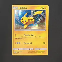 Pikachu SM81 Cosmos Holo Pokemon Card Black Star Promo 2017 MP - Image 1