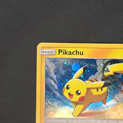 Pikachu SM81 Cosmos Holo Pokemon Card Black Star Promo 2017 MP - Image 2