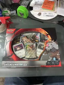 Pokemon Bloodmoon Ursaluna ex Box TCG Trading Card Game New Factory Sealed - Image 1