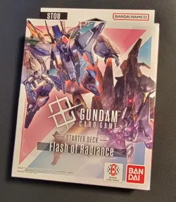 Gundam Card Game ST08 Flash of Radiance Starter Deck (BRICK NO PROMO) - Image 1