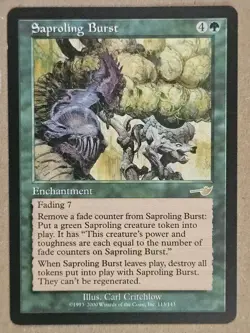 Saproling Burst - Nemesis - Near Mint | MTG - Image 1