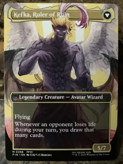 MTG TCG Final Fantasy Kefka, Court Mage Borderless 0398 Regular Mythic Dbl Sided - Image 2