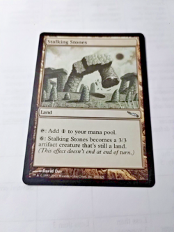 MTG Stalking Stones Mirrodin 284/306 Regular Uncom. - Bit of Edge Wear -See Pics - Image 2