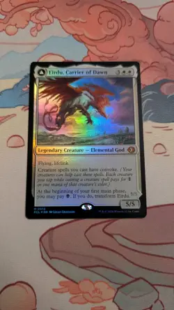 Eirdu, Carrier of Dawn // Isilu, Carrier of Twilight - Foil ECL NM MTG - Image 1
