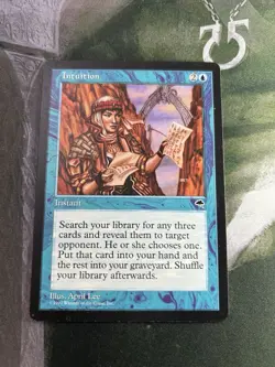 1x Intuition, Tempest, MTG NM - Image 1