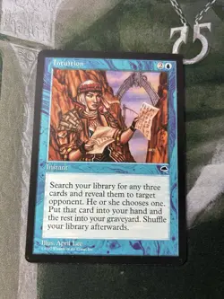 1x Intuition, Tempest, MTG NM - Image 2