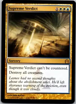 Supreme Verdict - Return to Ravnica - 201 - LP - MTG - Image 1