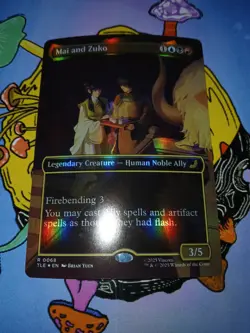 Mai and Zuko (Borderless) FOIL Avatar: The Last Airbender MTG Near Mint - Image 2