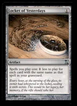 Locket of Yesterdays LP Light Play Time Spiral MTG [5615] - Image 1