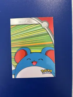 2000 Pokemon Topps Heroes & Villains Topps TV Animation Series 3 Marill - Image 1