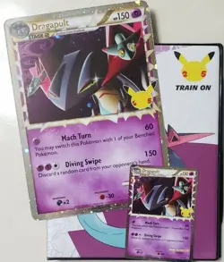 Pokemon TCG Celebrations Dragapult Prime Binder W/ Jumbo & Standard SWSH132! - Image 1