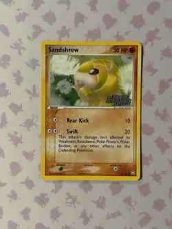 Sandshrew Team Rocket Returns Stamped 74/109 Reverse Holo NM - Image 1