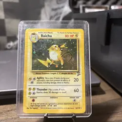 Raichu 14/102 Pokemon TCG 1999 Base Set Unlimited Holo Rare Vintage (NM-Mint!💥) - Image 1