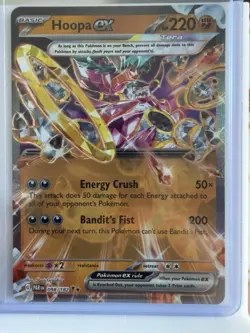 Holo Hoopa ex 098/182 Double Rare Paradox Rift Pokemon TCG - Image 1