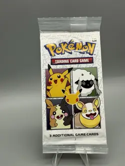 Pokemon TCG Celebrations 25th Anniversary General Mills Cereal Booster Pack - Image 1