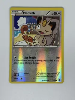 Meowth 61/98 Ancient Origins Reverse Holo Common Pokemon TCG - Image 1