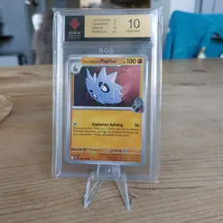 Pokemon Karte - Team Rockets Pupitar DRI 095 -RUBIN Grading 10 - neu - deutsch - Image 1