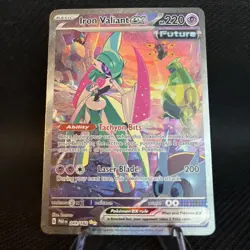 Pokemon TCG Iron Valiant EX Paradox Rift 249/182 Special Illustration Rare - Image 1
