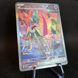 Pokemon TCG Iron Valiant EX Paradox Rift 249/182 Special Illustration Rare - Image 2