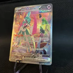 Pokemon TCG Iron Valiant EX Paradox Rift 249/182 Special Illustration Rare - Image 3