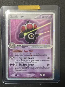 Pokemon TCG Claydol EX 93/108 Power Keepers Holo Rare LP - Image 1