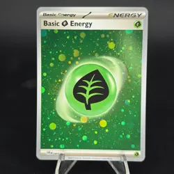 HD COSMOS HOLO Basic Grass Energy SVE 001 - Pokemon 151 - Image 1