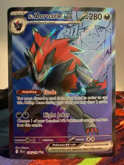 N's Zoroark ex 175/159 Ultra Rare Holo SV09: Journey Together Pokemon TCG NM - Image 1