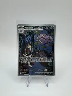 Team Rocket's Weezing 199/182 Illustration Rare Destined Rivals Pokemon NM - Image 1