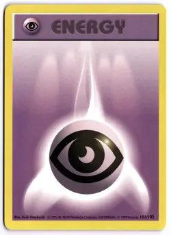 Pokemon Psychic Energy Common Base Set (Shadowless) 101/102 NM - Image 1