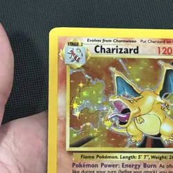 Pokemon CHARIZARD TCG Base Set 4/102 Holo Rare LP CONDITION!! - Image 5