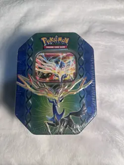 Pokemon TCG 2014 XY Kalos Power Tin Sealed Xerneas EX - Image 1