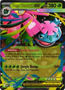 Pokemon TCG Mega Venusaur ex 013 Me: Mega Evolution Promo Holo NM - Image 1