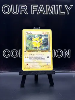 1999 Pokemon Pikachu 1st Edition Common Jungle Base Set 60/64 Regular WOTC MP - Image 1