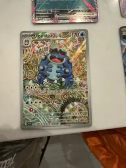 Pokemon TCG Seismitoad Illustration Rare Black Bolt 105/086 - Image 1