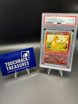 2002 Pokemon Legendary Collection Charmander Reverse Holo PSA 6 EX-MT #70 - Image 1