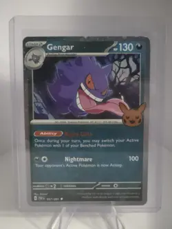 Pokemon TCG Gengar (Cosmos Holo) 057/091 Trick or Trade Stamped - Image 1