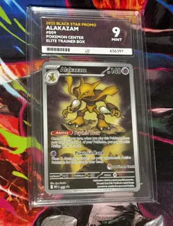 Pokemon TCG-Alakazam Black Star Promo 009 Mega Evolutions Ace 9 - Image 1